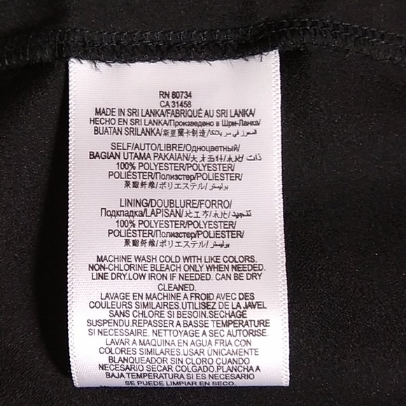 BCBGeneraton Womens SZ Medium Black Shift Dress Sleeveless Oversized Sheer Top - Picture 7 of 8